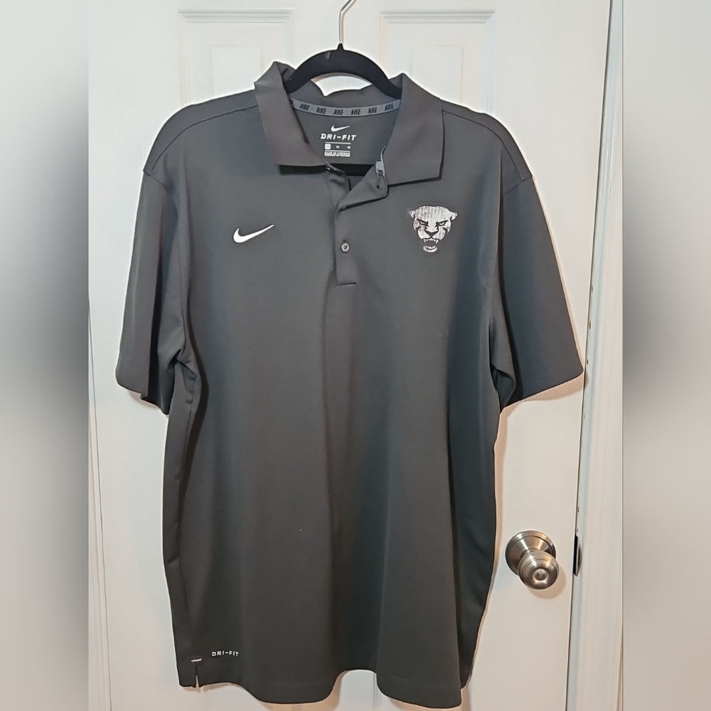 Nike Golf Dri-Fit Short Sleeve Polo Shirt Men's XL Gray